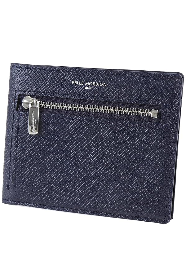 Amazon | [ペッレ モルビダ] コンパクトウォレット ネイビー